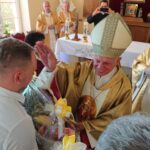 23.09.2020 Ostrowiec Św. Uroczystość wniesienia do kaplicy hospicjum relikwii św. Jana Pawła II / Emilia Sitarska / Radio Kielce