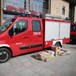 23.09.2020. Morawica. Przekazanie sprzętu dla jednostek OSP gminy Morawica / Wiktor Taszłow / Radio Kielce