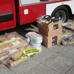 23.09.2020. Morawica. Przekazanie sprzętu dla jednostek OSP gminy Morawica / Wiktor Taszłow / Radio Kielce