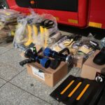 23.09.2020. Morawica. Przekazanie sprzętu dla jednostek OSP gminy Morawica / Wiktor Taszłow / Radio Kielce