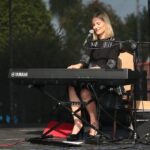 24.09.2020. Łopuszno. Otwarcie Centrum Edukacji Lokalnej. Na zdjęciu: Katarzyna Lisowska / Wiktor Taszłow / Radio Kielce