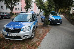 24.09.2020. Kielce. Alarm bombowy w Szkole Podstawowej Sióstr Nazaretanek / Wiktor Taszłow / Radio Kielce