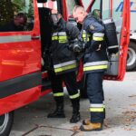 24.09.2020. Kielce. Alarm bombowy w Szkole Podstawowej Sióstr Nazaretanek / Wiktor Taszłow / Radio Kielce