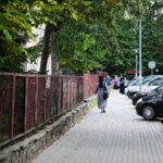 24.09.2020. Kielce. Alarm bombowy w Szkole Podstawowej Sióstr Nazaretanek / Wiktor Taszłow / Radio Kielce