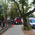 24.09.2020. Kielce. Alarm bombowy w Szkole Podstawowej Sióstr Nazaretanek / Wiktor Taszłow / Radio Kielce
