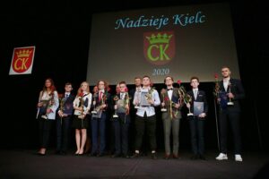 29.09.2020. Kielce. Mała scena KCK. Nagrody "Nadzieje Kielc" / Wiktor Taszłow / Radio Kielce