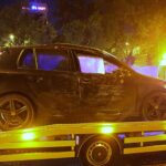 24.09.2020. Kielce. Wypadek na skrzyżowaniu ulic Warszawskiej, Świętokrzyskiej i Jesionowej / Wiktor Taszłow / Radio Kielce