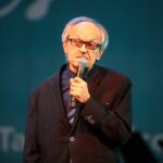 25.09.2020. KIelce. Memorial To Miles Targi Kielce Jazz Festival.. Na zdjęciu: Leszek Ślusarski - dziennikarz Radia Kielce / Wiktor Taszłow / Radio Kielce