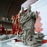 28.09.2020. Kielce. SACROEXPO - XXI Międzynarodowa Wystawa Budownictwa i Wyposażenia Kościołów, Sztuki Sakralnej i Dewocjonaliów / Wiktor Taszłow / Radio Kielce