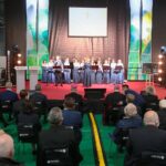 28.09.2020. Kielce. SACROEXPO - XXI Międzynarodowa Wystawa Budownictwa i Wyposażenia Kościołów, Sztuki Sakralnej i Dewocjonaliów / Wiktor Taszłow / Radio Kielce