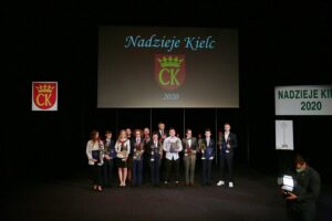 29.09.2020. Kielce. Mała scena KCK. Nagrody "Nadzieje Kielc" / Wiktor Taszłow / Radio Kielce