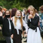 01.09.2020 Kielce. Inauguracja roku szkolnego w Zespole Państwowych Szkół Plastycznych im. Józefa Szermentowskiego / Wiktor Taszłow / Radio Kielce