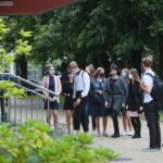 01.09.2020 Kielce. Inauguracja roku szkolnego w Zespole Państwowych Szkół Plastycznych im. Józefa Szermentowskiego / Wiktor Taszłow / Radio Kielce