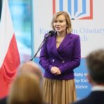 01.09.2020. Kielce. Wojewódzkie uroczystości rozpoczęcia roku szkolnego. Na zdjęciu: Anna Krupka - wiceminister sportu / Wiktor Taszłow / Radio Kielce