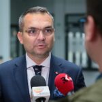 01.09.2020. Kielce. Wojewódzkie uroczystości rozpoczęcia roku szkolnego. Na zdjęciu: Marcin Różycki - wiceprezydent Kielc / Wiktor Taszłow / Radio Kielce