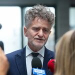 01.09.2020. Kielce. Wojewódzkie uroczystości rozpoczęcia roku szkolnego. Na zdjęciu: Krzysztof Słoń - senator / Wiktor Taszłow / Radio Kielce