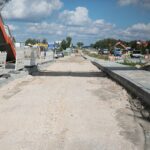 03.09.2020 Bilcza. Kładka dla pieszych nad rozbudowywaną drogą krajową nr 73 / Wiktor Taszłow / Radio Kielce