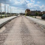 03.09.2020 Bilcza. Kładka dla pieszych nad rozbudowywaną drogą krajową nr 73 / Wiktor Taszłow / Radio Kielce