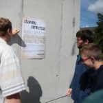 03.09.2020. Kielce. Inscenizacja "Demonstracja uliczna Solidarności" w 40. rocznicę powstania NSZZ Solidarność  / Wiktor Taszłow / Radio Kielce