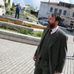 03.09.2020. Kielce. Inscenizacja "Demonstracja uliczna Solidarności" w 40. rocznicę powstania NSZZ Solidarność  / Wiktor Taszłow / Radio Kielce