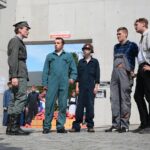 03.09.2020. Kielce. Inscenizacja "Demonstracja uliczna Solidarności" w 40. rocznicę powstania NSZZ Solidarność  / Wiktor Taszłow / Radio Kielce