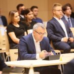 07.09.2020. Kielce. Sesja Sejmiku Województwa Świętokrzyskiego. Na zdjęciu (w środku): Piotr Żołądek - radny sejmiku województwa świętokrzyskiego / Wiktor Taszłow / Radio Kielce