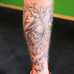 07.09.2020. Kielce. Grzegorz Tkaczyk prezentuje swoje tatuaże / Wiktor Taszłow / Radio Kielce