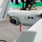 09.09.2020. Kielce. Międzynarodowy Salon Przemysłu Obronnego. Bezzałogowy statek powietrzny BSP RQ-21A BLACKJACK / Wiktor Taszłow / Radio Kielce