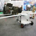 09.09.2020. Kielce. Międzynarodowy Salon Przemysłu Obronnego. Bezzałogowy statek powietrzny BSP RQ-21A BLACKJACK / Wiktor Taszłow / Radio Kielce