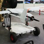 09.09.2020. Kielce. Międzynarodowy Salon Przemysłu Obronnego. Bezzałogowy statek powietrzny BSP RQ-21A BLACKJACK / Wiktor Taszłow / Radio Kielce