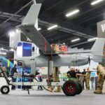 09.09.2020. Kielce. Międzynarodowy Salon Przemysłu Obronnego. Bezzałogowy statek powietrzny BSP RQ-21A BLACKJACK / Wiktor Taszłow / Radio Kielce