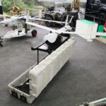 09.09.2020. Kielce. Międzynarodowy Salon Przemysłu Obronnego. Bezzałogowy statek powietrzny BSR SCANEAGLE / Wiktor Taszłow / Radio Kielce