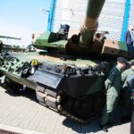 09.09.2020. Kielce. Międzynarodowy Salon Przemysłu Obronnego. Czołg Podstawowy LEOPARD 2PL / Wiktor Taszłow / Radio Kielce