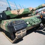 09.09.2020. Kielce. Międzynarodowy Salon Przemysłu Obronnego. Czołg Podstawowy LEOPARD 2PL / Wiktor Taszłow / Radio Kielce