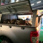 09.09.2020. Kielce. Międzynarodowy Salon Przemysłu Obronnego. Ford Ranger XLT - nowy pojazd terenowy dla Polskiej Armii / Wiktor Taszłow / Radio Kielce