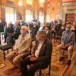 10.09.2020. Kielce. Wręczenie Medali Stulecia Odzyskanej Niepodległości. Na zdjęciu (w środku): Waldemar Bartosz -  przewodniczący regionu świętokrzyskiego NSZZ „Solidarność” i Mieczysław Gójski - I zastępca przewodniczącego regionu świętokrzyskiego NSZZ „Solidarność” / Wiktor Taszłow / Radio Kielce