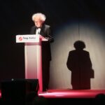 10.09.2020. Kielce. Międzynarodowy Salon Przemysłu Obronnego. Wręczenie nagród Defender. Na zdjęciu: Andrzej Mochoń - prezes Targów Kielce / Wiktor Taszłow / Radio Kielce