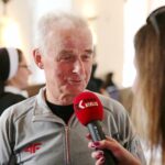 12.09.2020. Święty Krzyż. Rowerowa Pielgrzymka na Święty Krzyż. Na zdjęciu ks. bp Marian Florczyk / Wiktor Taszłow / Radio Kielce