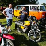 13.09.2020. Tokarnia. 14. Świętokrzyski Zlot Motocykli SHL i Pojazdów Zabytkowych im. Ryszarda Mikurdy / Wiktor Taszłow / Radio Kielce