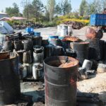 14.09.2020. Nowiny. Sprzątanie składowiska niebezpiecznych odpadów / Wiktor Taszłow / Radio Kielce