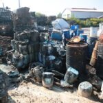 14.09.2020. Nowiny. Sprzątanie składowiska niebezpiecznych odpadów / Wiktor Taszłow / Radio Kielce