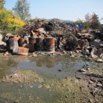 14.09.2020. Nowiny. Sprzątanie składowiska niebezpiecznych odpadów / Wiktor Taszłow / Radio Kielce