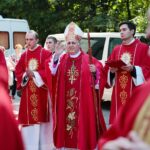 14.09.2020. Święty Krzyż. Uroczystości odpustowe. Na zdjęciu: abp Salvatore Penacchio - nuncjusz apostolski / Wiktor Taszłow / Radio Kielce