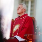 14.09.2020. Święty Krzyż. Uroczystości odpustowe. Na zdjęciu: o. Marian Puchała - superior klasztoru / Wiktor Taszłow / Radio Kielce