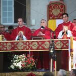 14.09.2020. Święty Krzyż. Uroczystości odpustowe. Na zdjęciu (w środku): abp Salvatore Penacchio - nuncjusz apostolski / Wiktor Taszłow / Radio Kielce