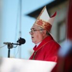 14.09.2020. Święty Krzyż. Uroczystości odpustowe. Na zdjęciu: abp Salvatore Penacchio - nuncjusz apostolski / Wiktor Taszłow / Radio Kielce