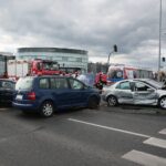 17.09.2020. Kielce. Wypadek na Alei Solidarności / Wiktor Taszłow / Radio Kielce