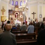 17.09.2020 Kielce. Msza święta w kościele garnizonowym w intencji zamordowanych na Nieludzkiej Ziemi / Wiktor Taszłow / Radio Kielce