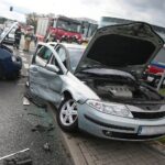 17.09.2020. Kielce. Wypadek na Alei Solidarności / Wiktor Taszłow / Radio Kielce