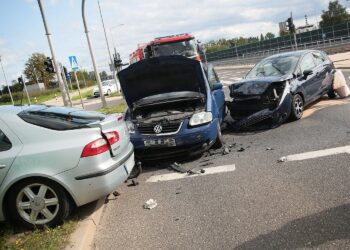 17.09.2020. Kielce. Wypadek na Alei Solidarności / Wiktor Taszłow / Radio Kielce
